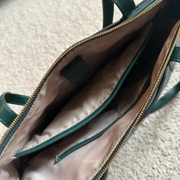 Michael Kors Green Tote Bag EUC - Picture 3 of 8
